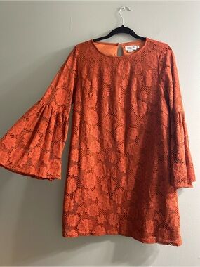 Molly bracken beautiful bell sleeve lace dress